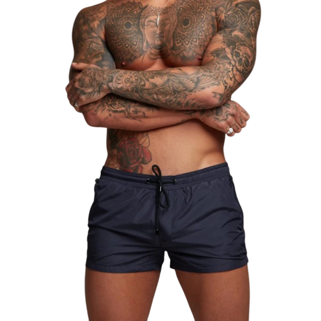 Maillot De Bain Multicolore à Séchage Rapide Lacoste En Solde