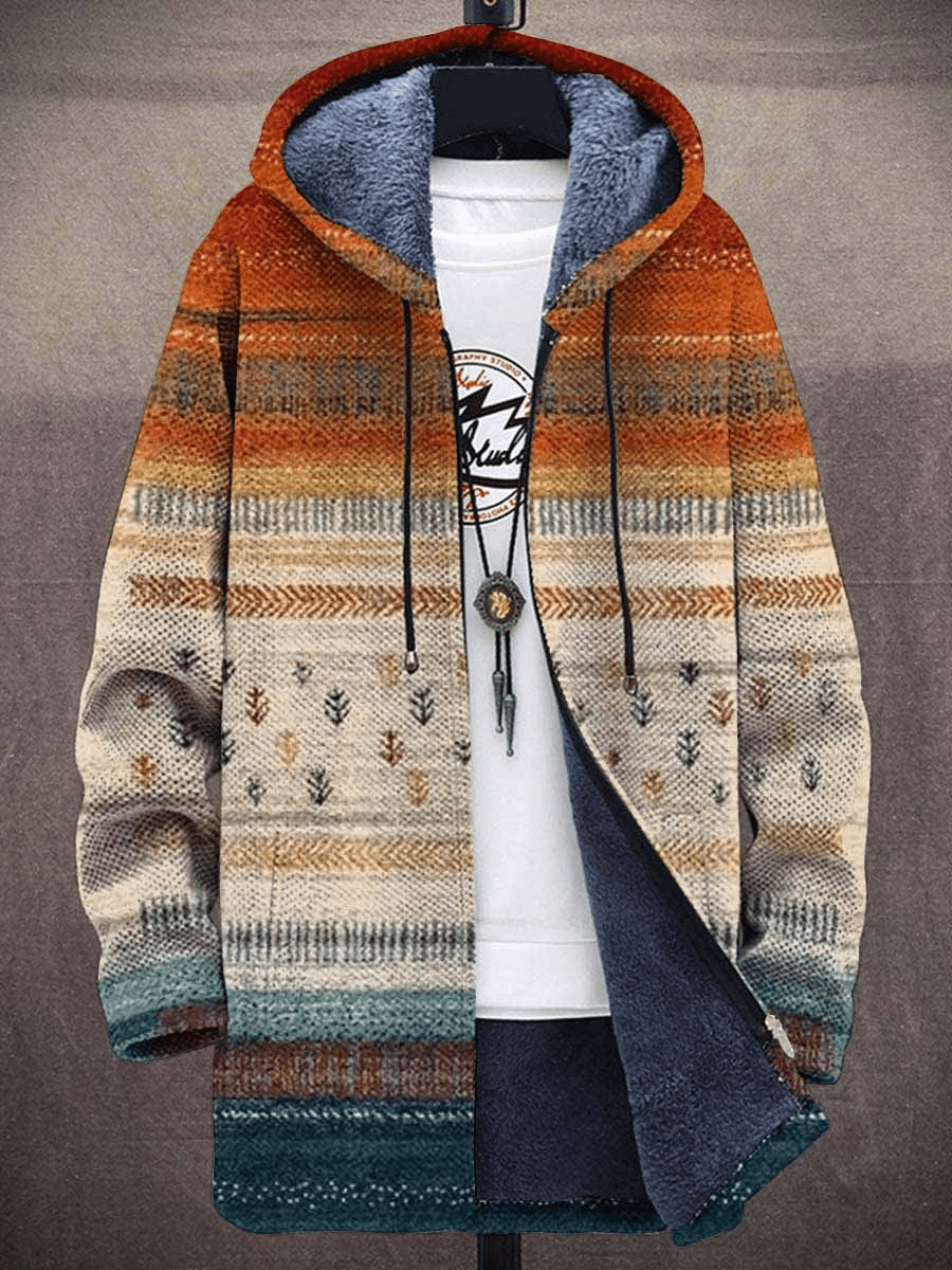 Guy | Pull à capuche dégradé en maille élégante pour homme