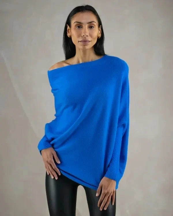 Amaris | Pull oversize à col convertible pour femme