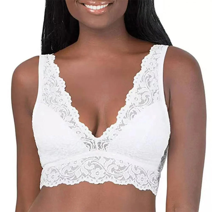 Klarissaa | Bralette Sans Fil en Dentelle Transparente pour Femmes