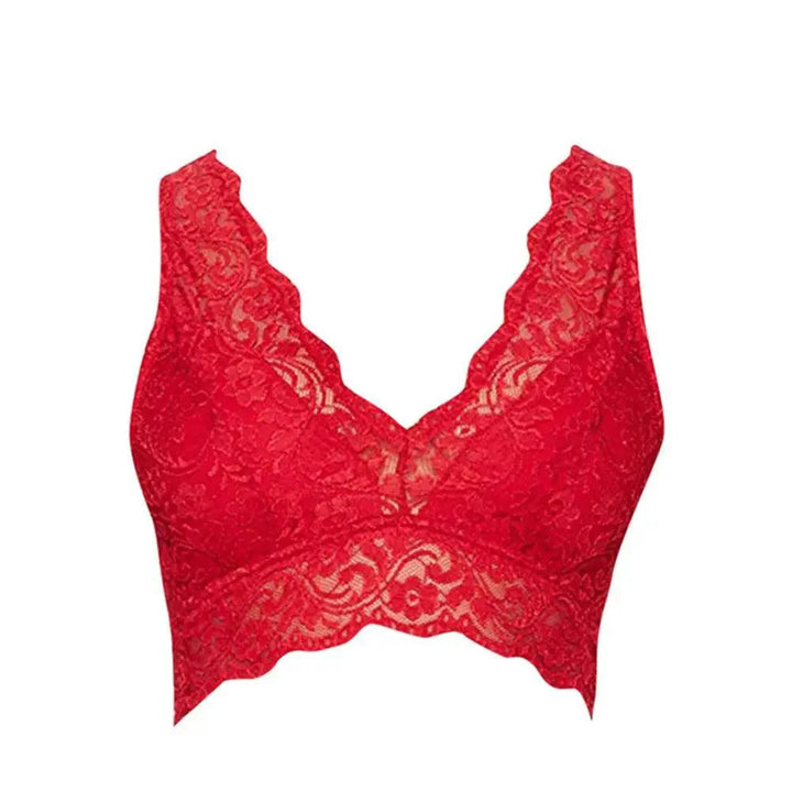Klarissaa | Bralette Sans Fil en Dentelle Transparente pour Femmes