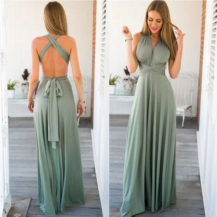 Eléa | Robe longue dos nu pour femme