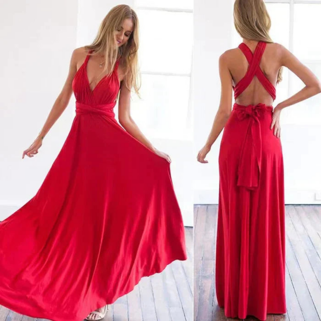 Eléa | Robe longue dos nu pour femme