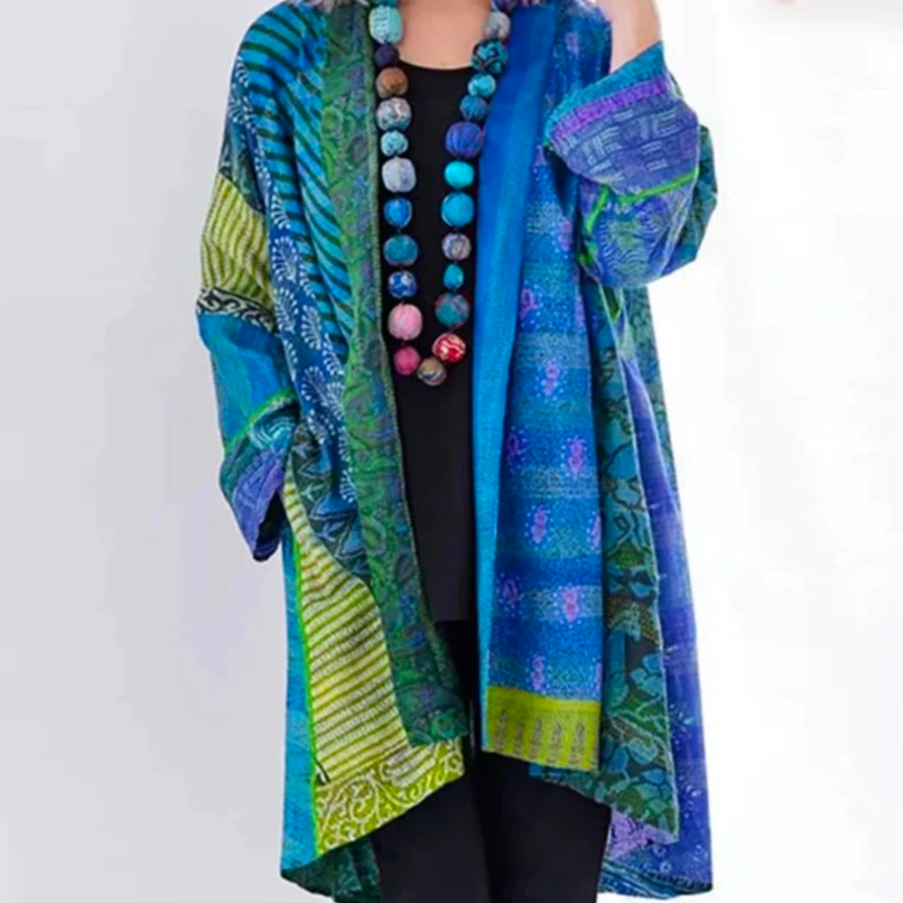 Cornelia | Cardigan bohème patchwork pour femme