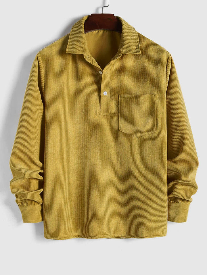 Reese | Pull en Velours Côtelé au Tissu Élégant pour Homme