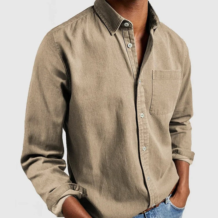 Hayden | Chemise à manches longues avec col à revers pour homme