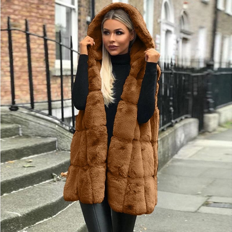Vera | Gilet à Capuche avec Doublure Chaude pour Femme