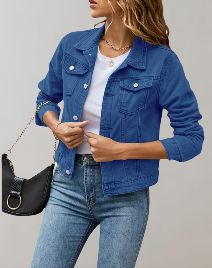 Lucinda | Chemise Décontractée à Manches Longues avec Col Simple pour Femme