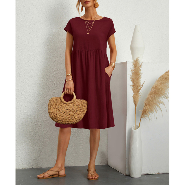 Josslyn | Robe Midi Florale Aérée pour Femmes