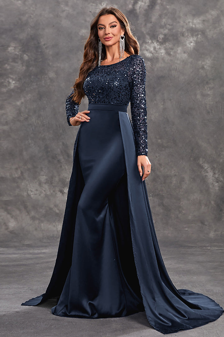 Celina | Robe de soirée drapée en sequins pour femmes