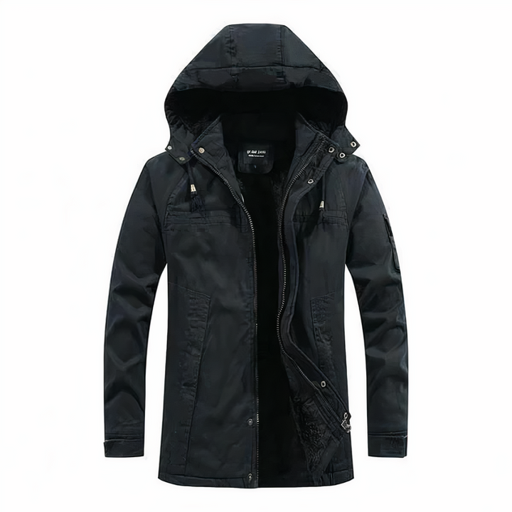 Bruno | Veste d'hiver à capuche avec doublure chaude pour homme