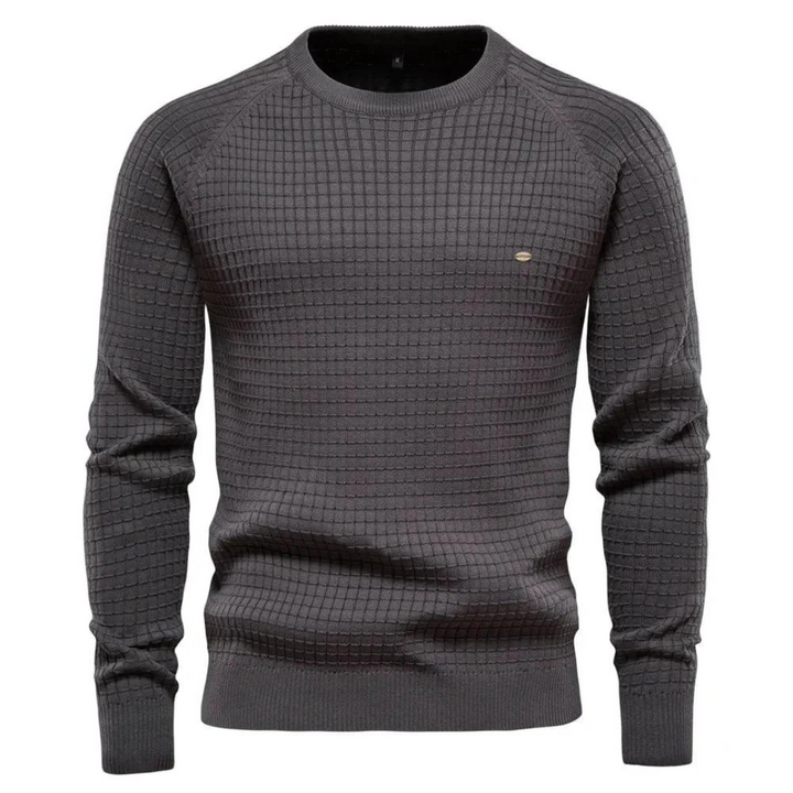 Nick | Pull à col rond avec coupe classique pour hommes