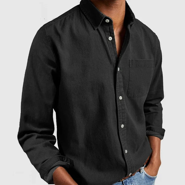 Hayden | Chemise à manches longues avec col à revers pour homme