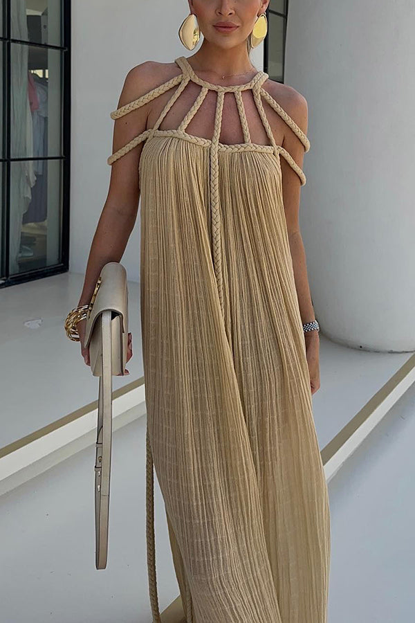 Claudine | Robe élégante à épaules longues