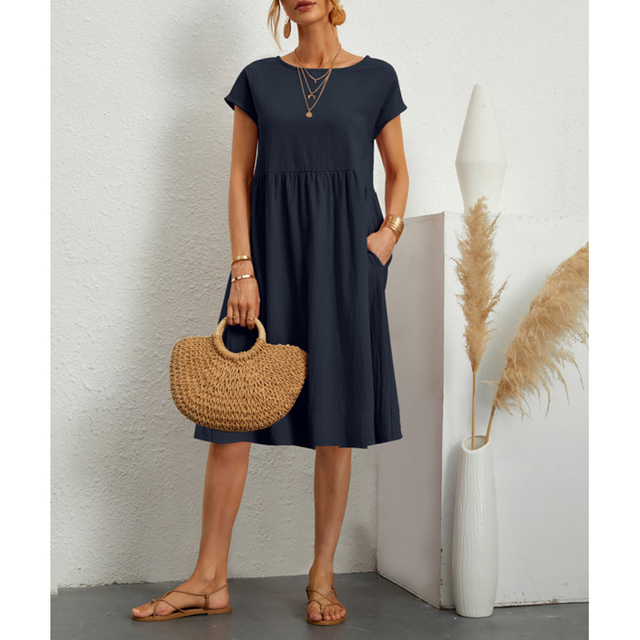 Josslyn | Robe Midi Florale Aérée pour Femmes