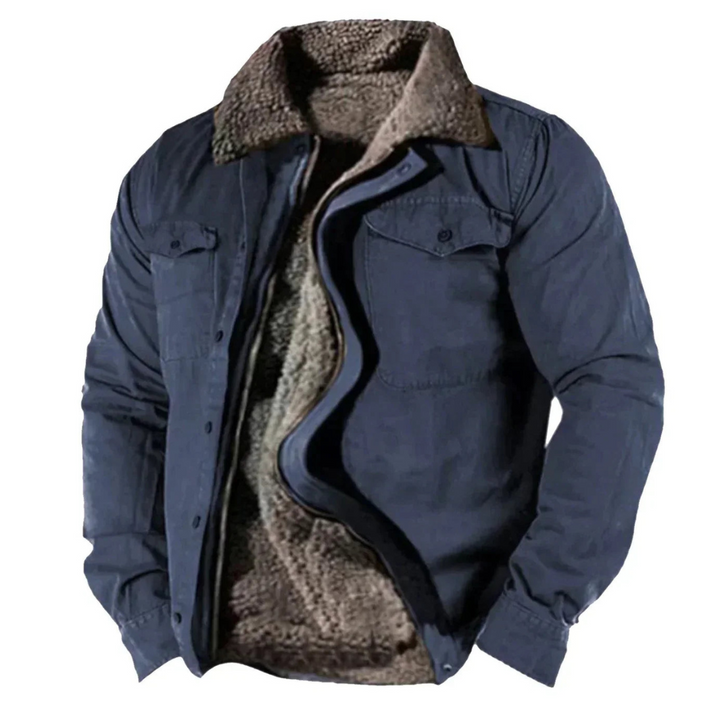 Aadvik | Veste d'hiver boutonnée avec doublure chaude pour homme