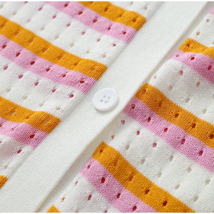 Austyn | Ensemble en tricot rayé avec confort douillet pour femmes