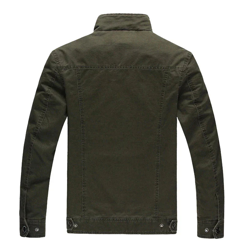 Ilan | Veste de motard à manches longues avec fermeture éclair pour homme