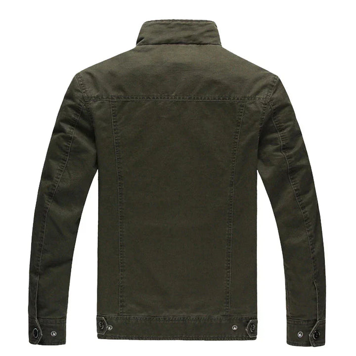 Ilan | Veste de motard à manches longues avec fermeture éclair pour homme