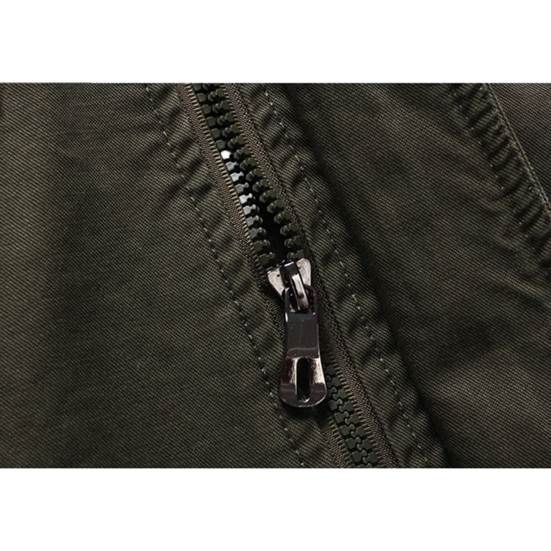 Ilan | Veste de motard à manches longues avec fermeture éclair pour homme