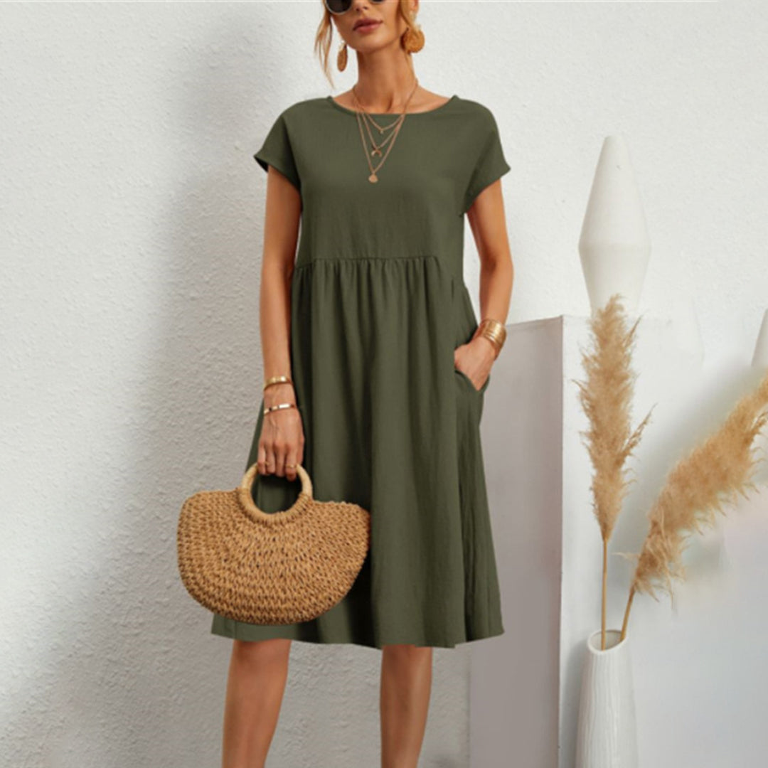 Emrie | Robe décontractée d'été ample avec tissu respirant pour femmes
