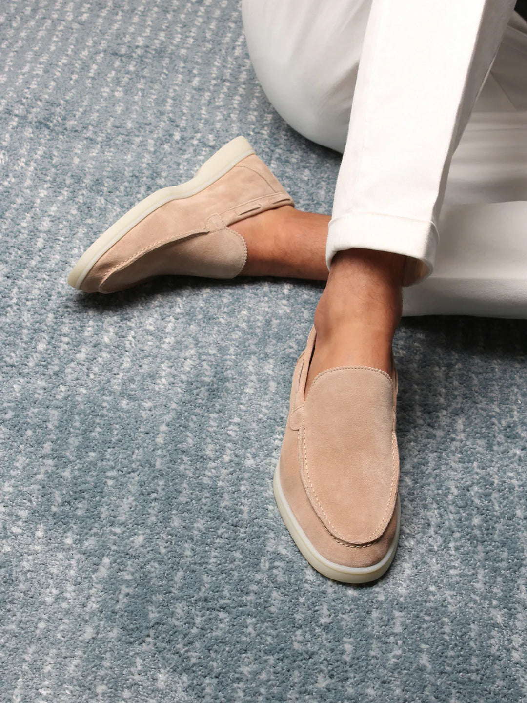 Mocassins en Daim avec Confort Léger pour Homme