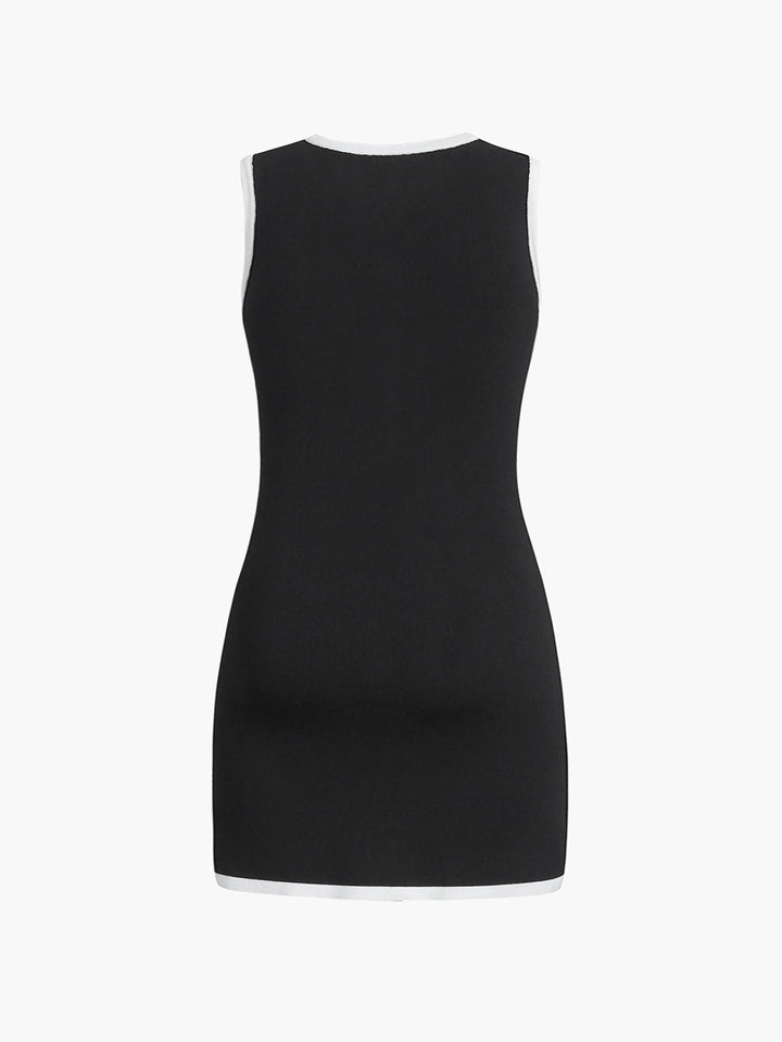 Anais | Robe Mini à Boutons Multicolore pour Femme