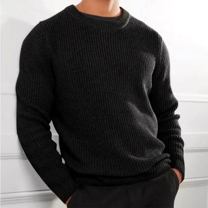 Zahir | Pull en maille basique pour l'automne pour homme