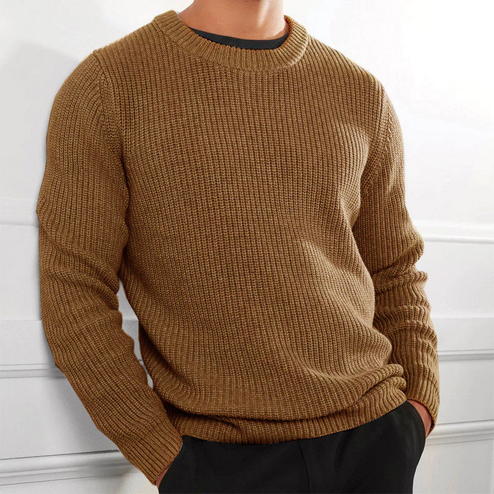 Zahir | Pull en maille basique pour l'automne pour homme