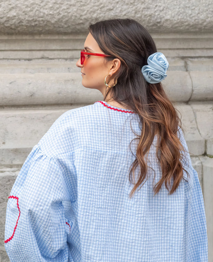 Aanya | Blouse Brodée Cœur au Design Élégant pour Femme