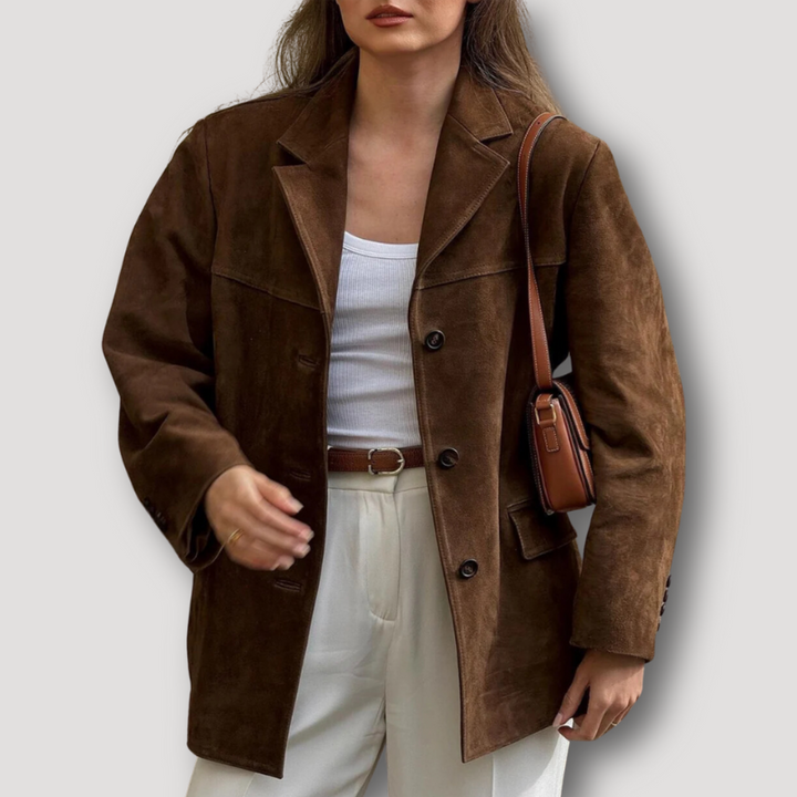 Kasey | Veste d'automne oversize à coupe décontractée pour femme