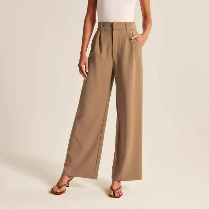 Tara | Pantalon Slim-Fit Taille Haute pour Femmes