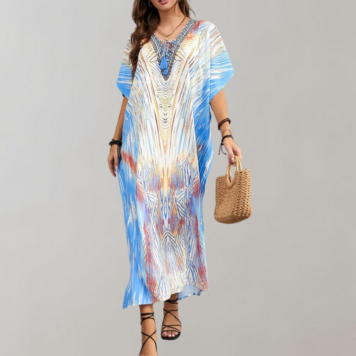 Nala | Caftan de plage grande taille pour femmes