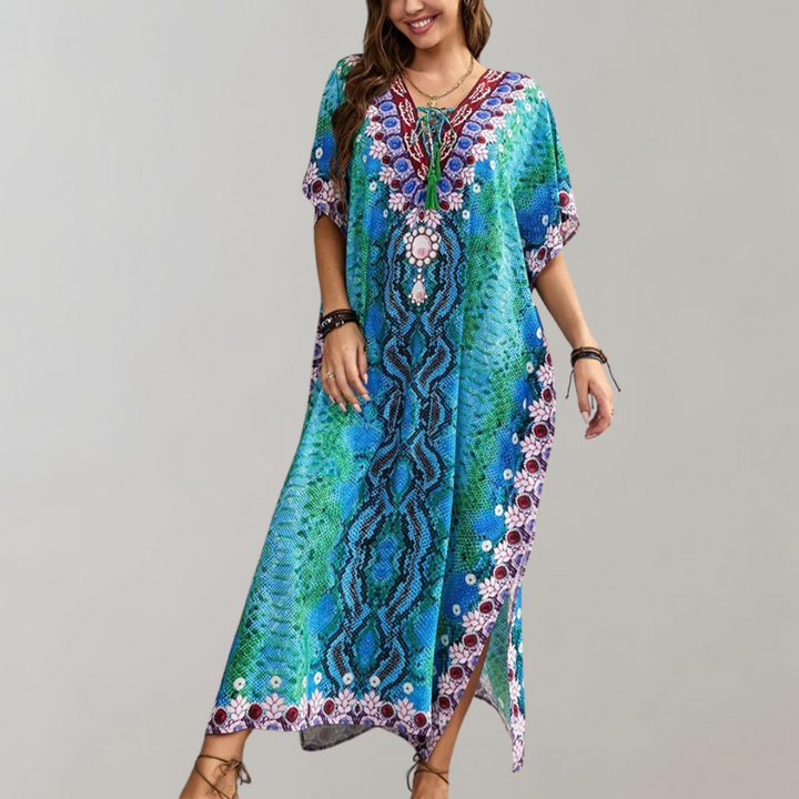 Nala | Caftan de plage grande taille pour femmes