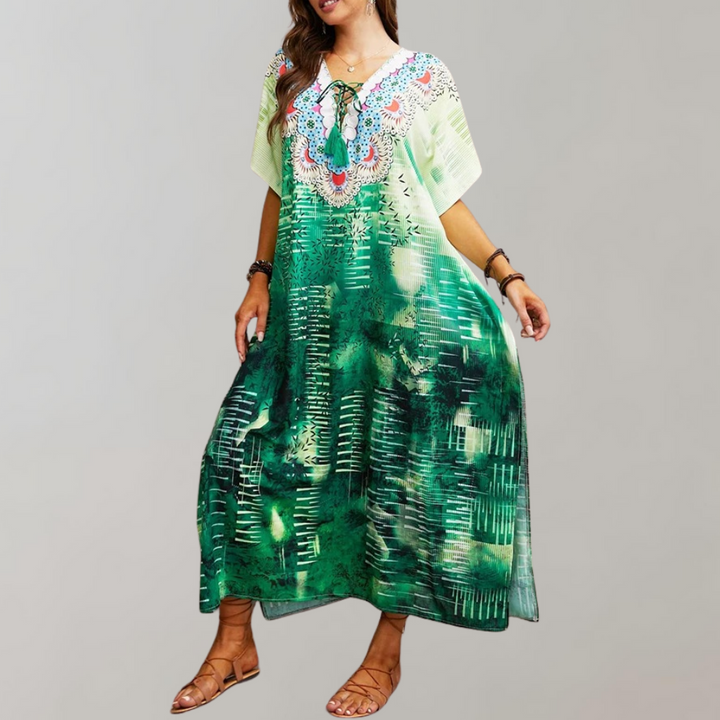 Nala | Caftan de plage grande taille pour femmes