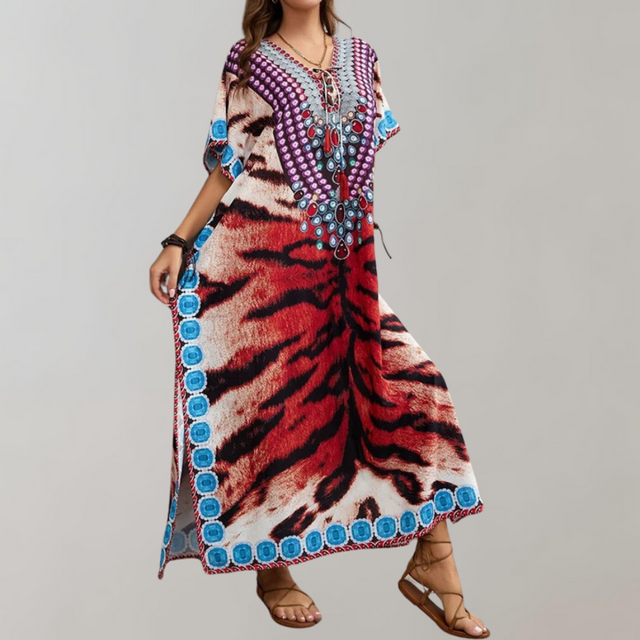 Nala | Caftan de plage grande taille pour femmes