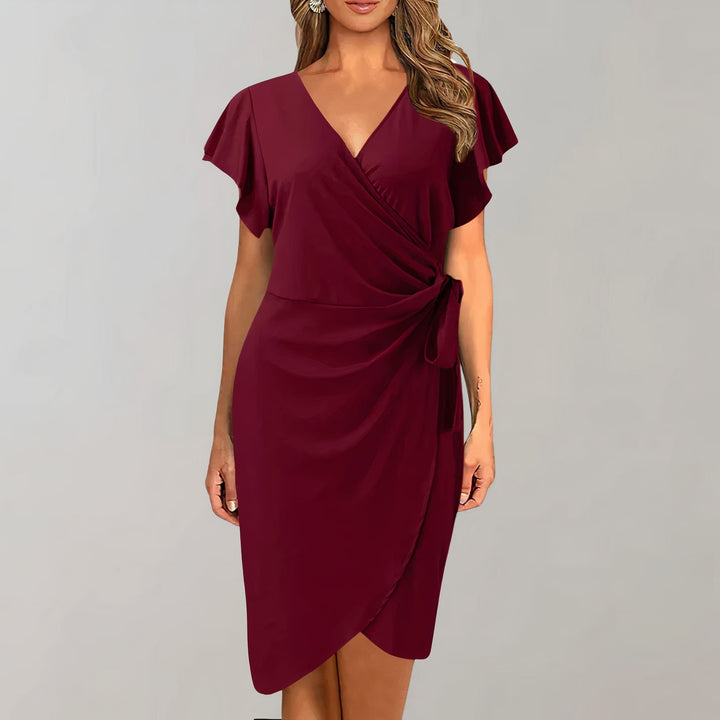 Arden | Robe portefeuille élégante au design sophistiqué et stylé pour femmes