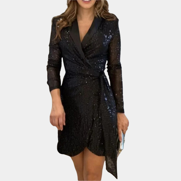 Kaylen | Robe Blazer Élégante avec Ceinture pour Femmes