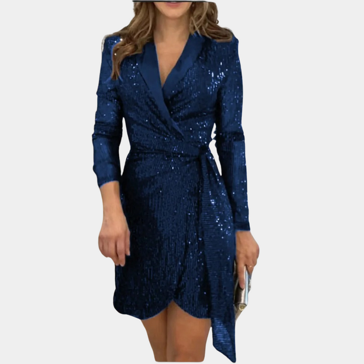 Kaylen | Robe Blazer Élégante avec Ceinture pour Femmes