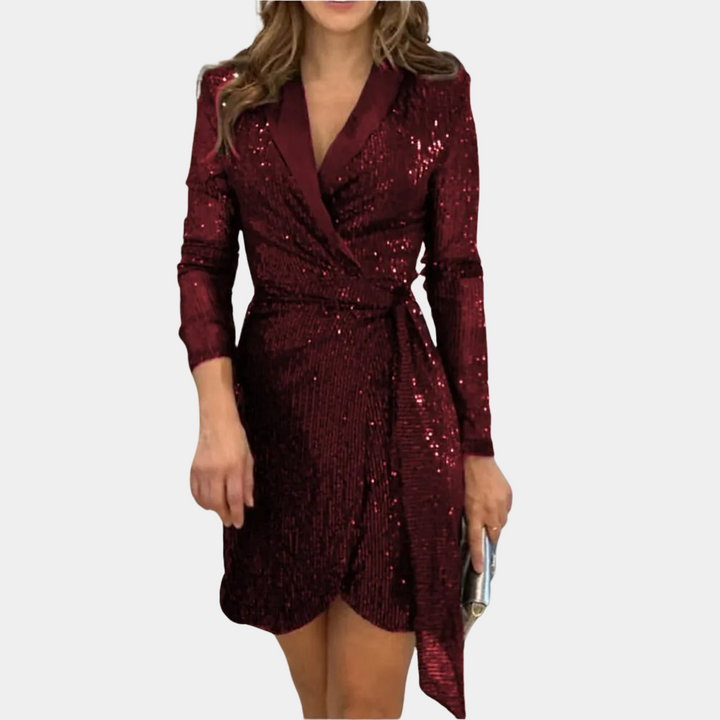 Kaylen | Robe Blazer Élégante avec Ceinture pour Femmes