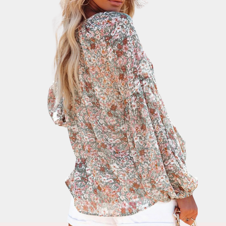 Samaira | Blouse d'été à imprimé floral pour femme