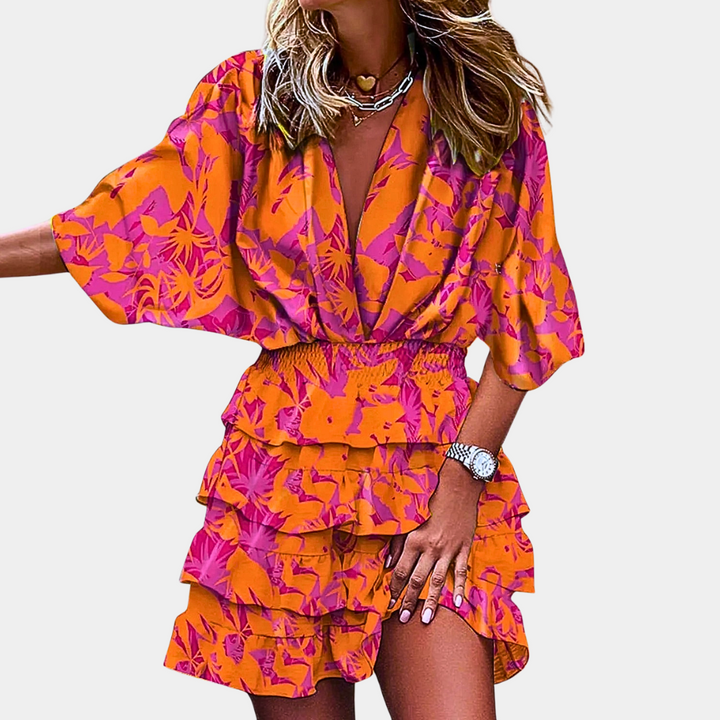 Tamia | Robe élégante et fluide au design sophistiqué pour femmes