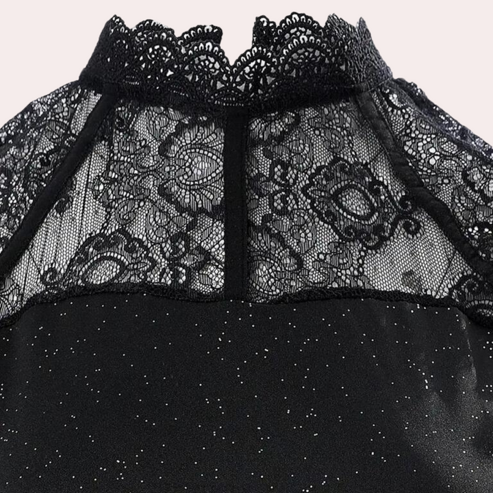Lori | Robe en Dentelle Pailletée avec Détail Élégant pour Femme