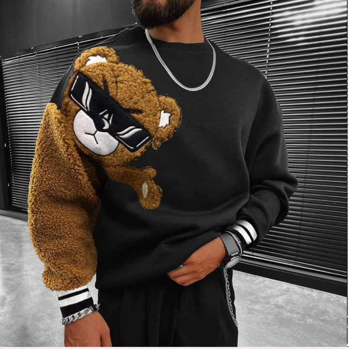 Bernd | Sweat-shirt élégant à col rond pour homme