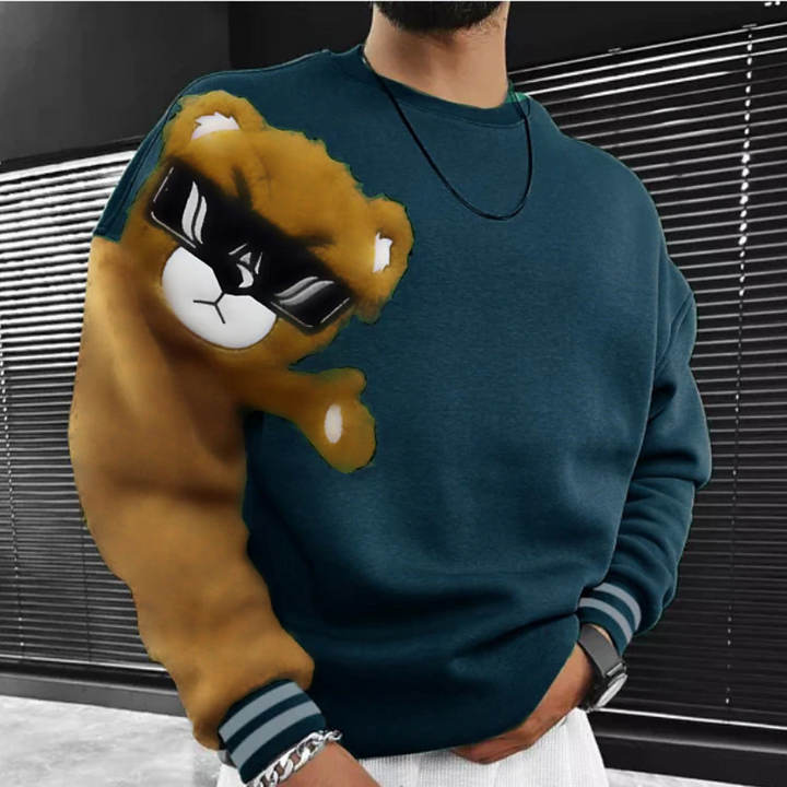 Bernd | Sweat-shirt élégant à col rond pour homme
