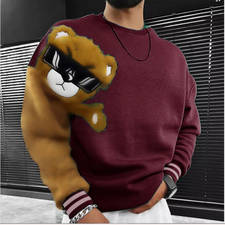 Bernd | Sweat-shirt élégant à col rond pour homme