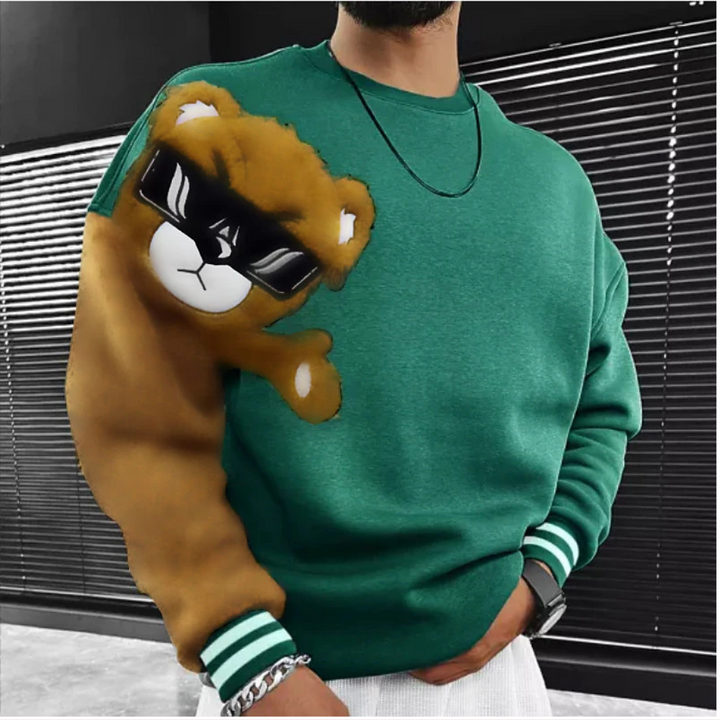 Bernd | Sweat-shirt élégant à col rond pour homme