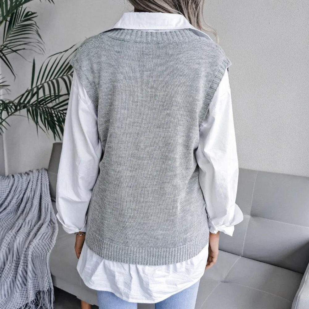 Marielle | Cardigan élégant à col en V pour femme