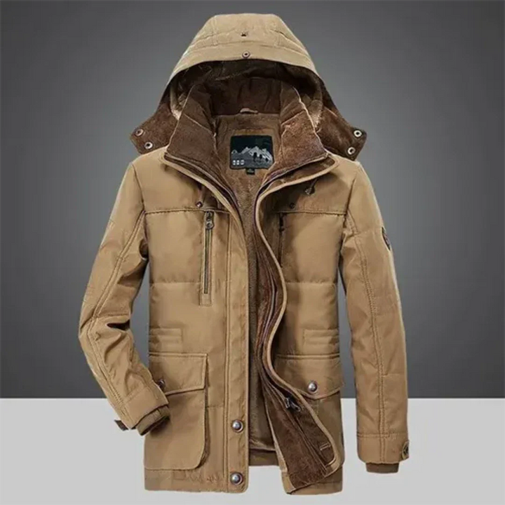 Freddy | Veste d’hiver classique à capuche pour homme