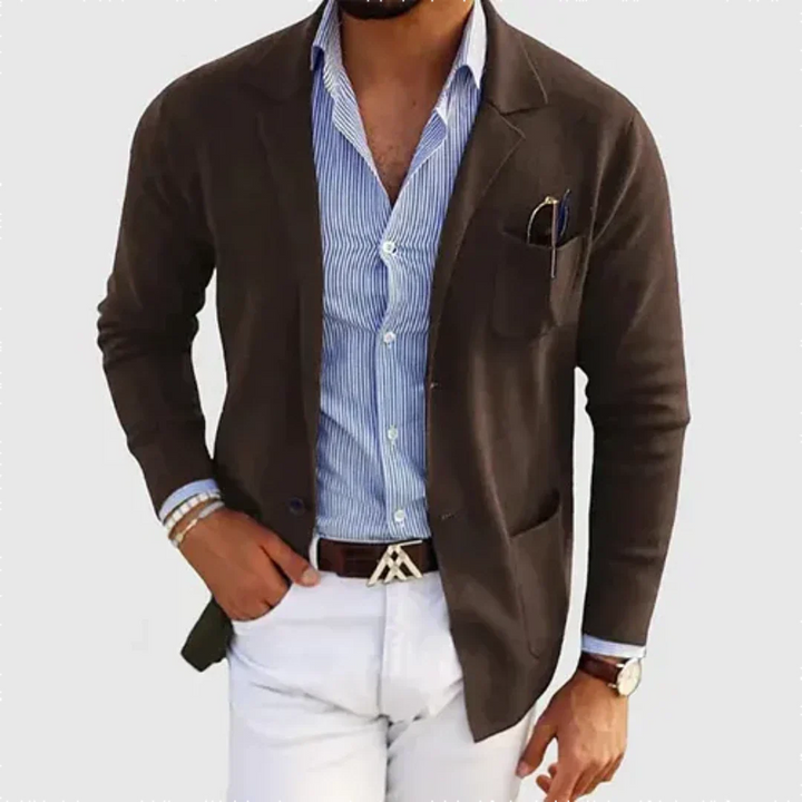 Ocean | Blazer de Travail Décontracté avec Doublure Chaude pour Homme